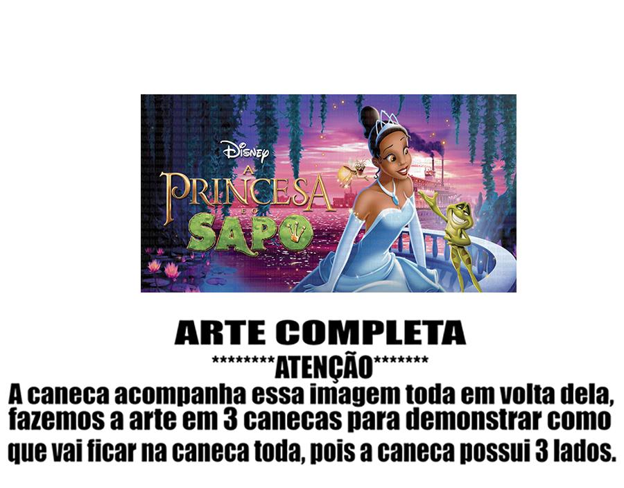 Caneca Polímero A Princesa e o Sapo Personalizada
