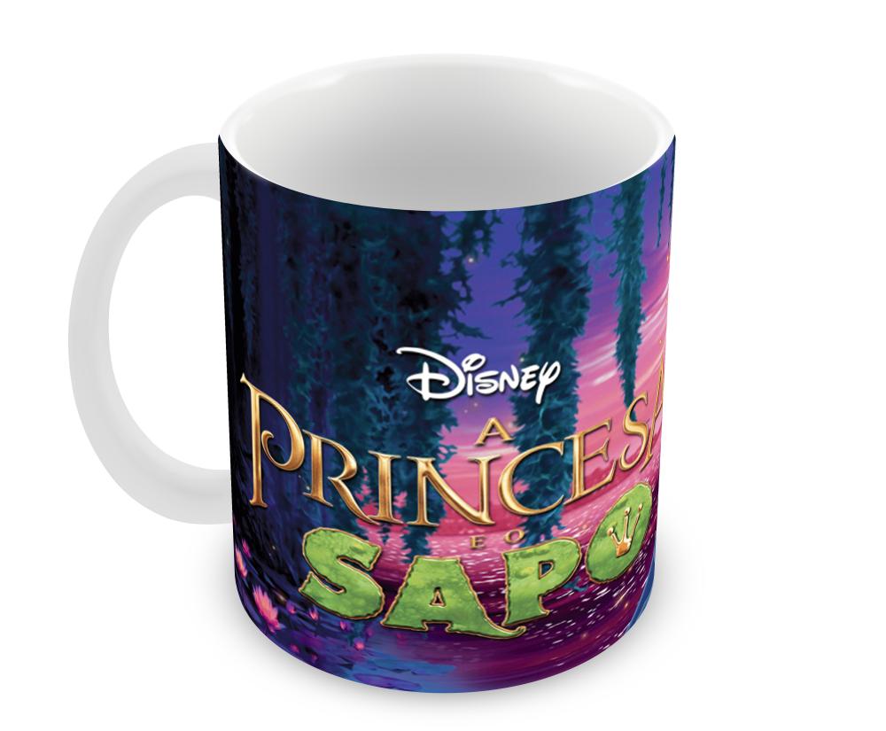 Caneca Polímero A Princesa e o Sapo Personalizada