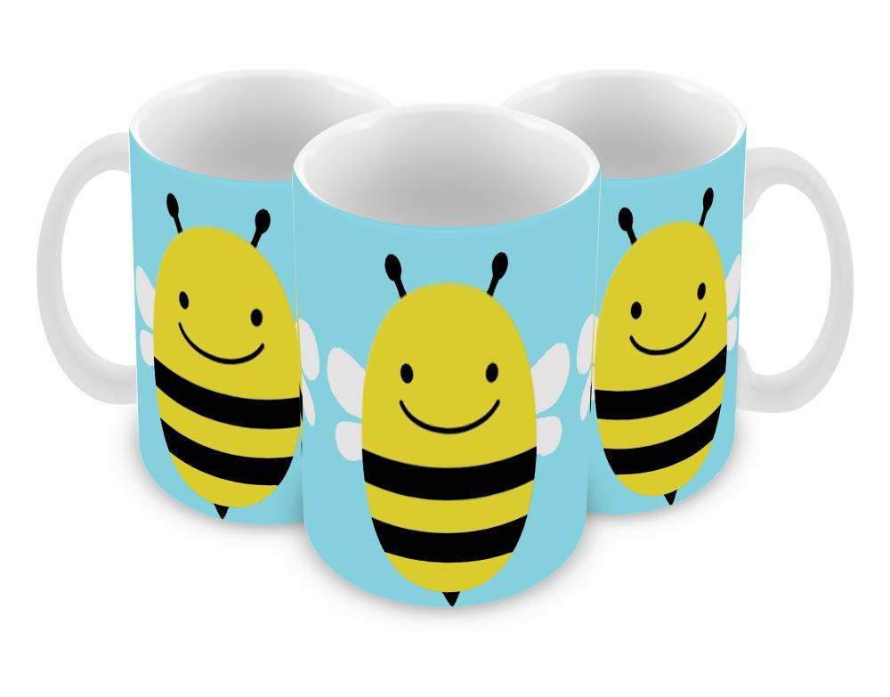Caneca Polímero Abelha Skip Hop Personalizada