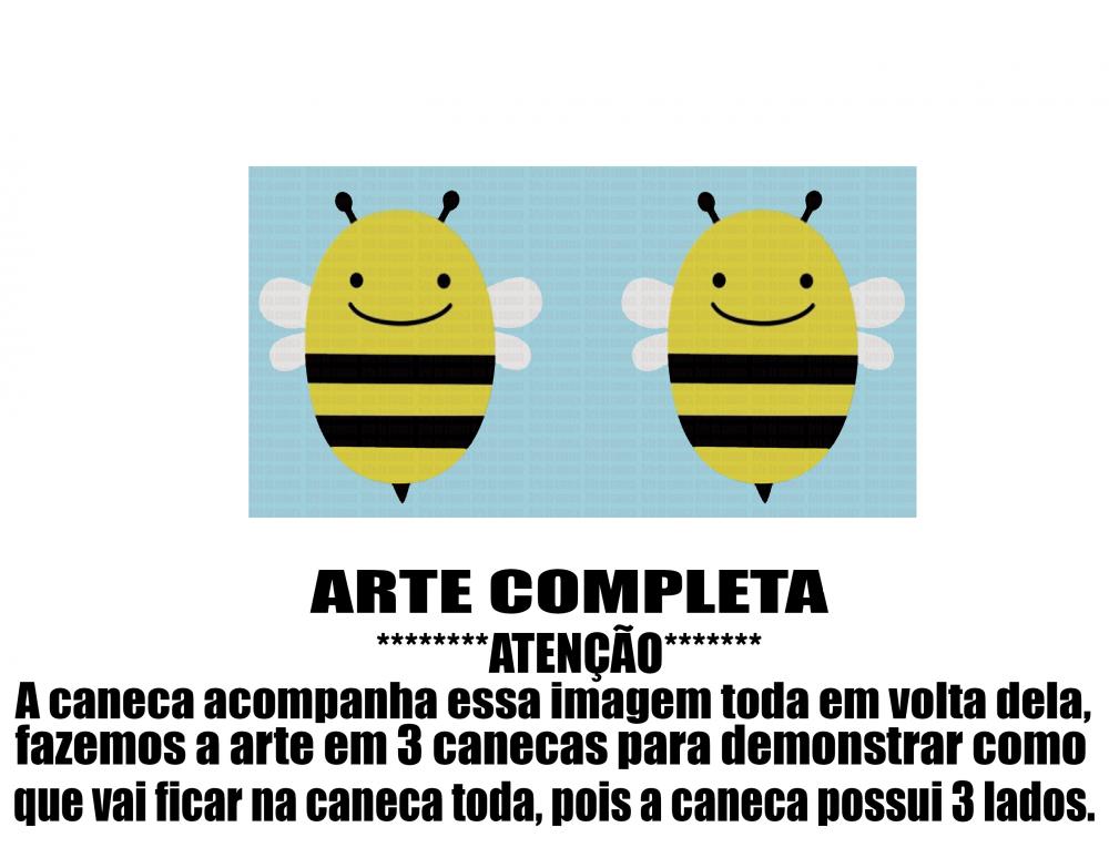 Caneca Polímero Abelha Skip Hop Personalizada