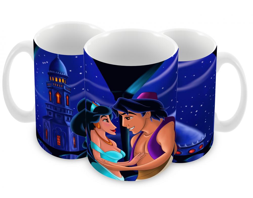 Caneca Polímero Aladdin Personalizada