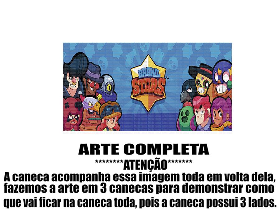 Caneca Polímero Brawl Stars Personalizada