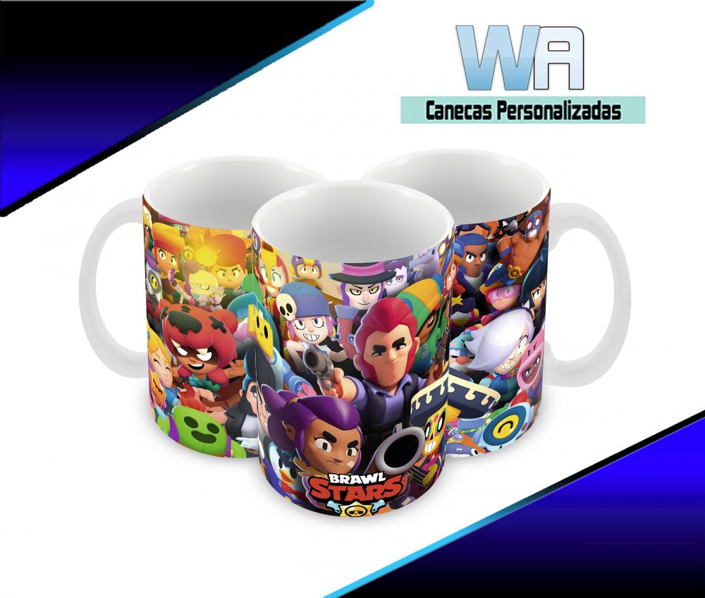 Caneca Polímero Brawl Stars Personalizada