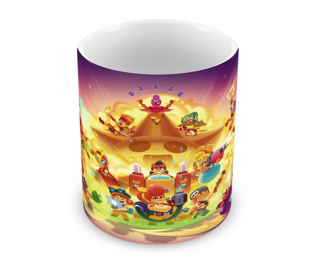 Caneca Polímero Brawl Stars Personalizada