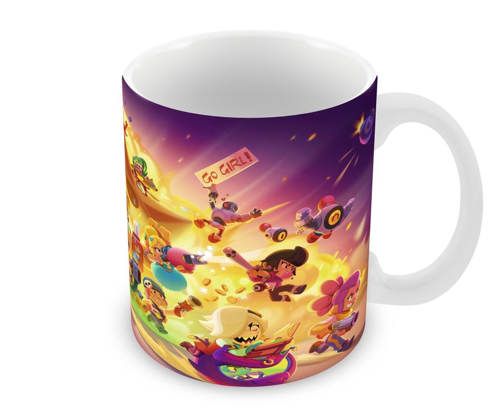 Caneca Polímero Brawl Stars Personalizada