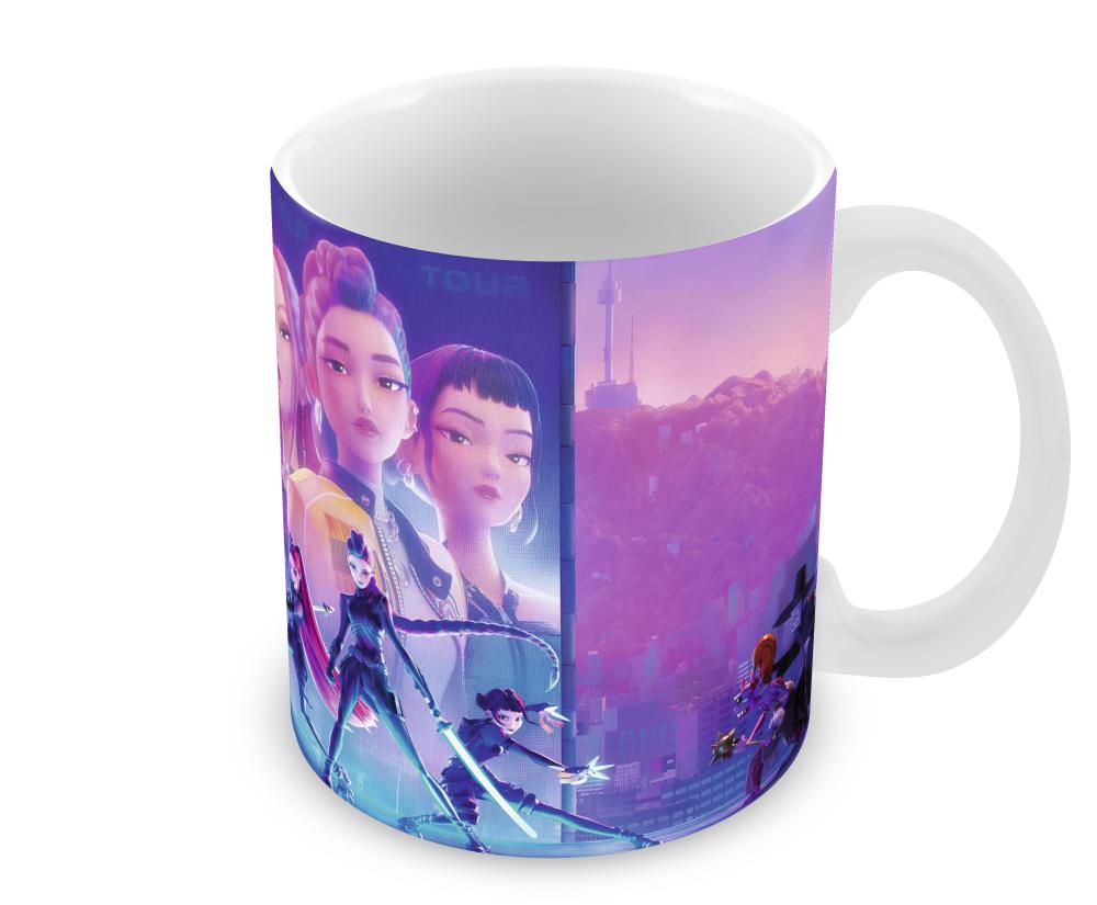 Caneca Polímero Guerreiras do K-Pop Personalizada