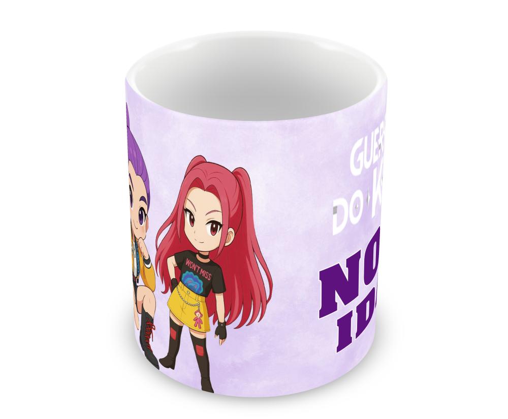 Caneca Polímero Guerreiras do K-Pop Personalizada