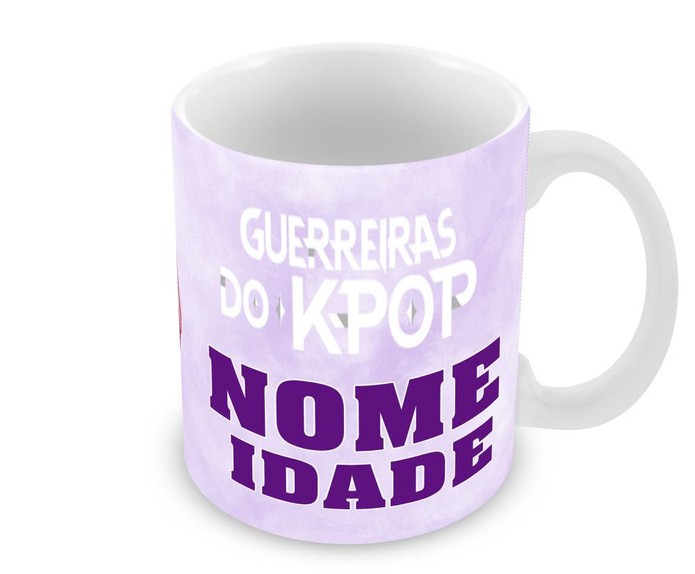 Caneca Polímero Guerreiras do K-Pop Personalizada