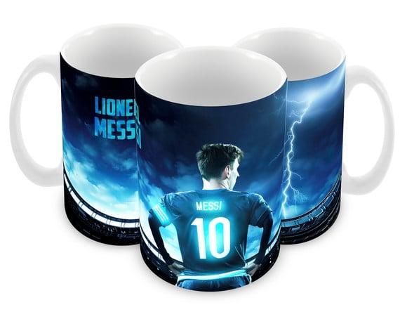Caneca Lionel Messi Barcelona de Plástico Personalizada