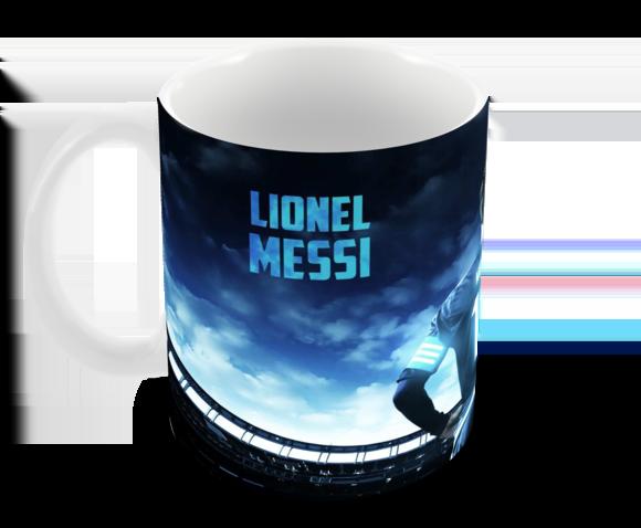 Caneca Lionel Messi Barcelona de Plástico Personalizada