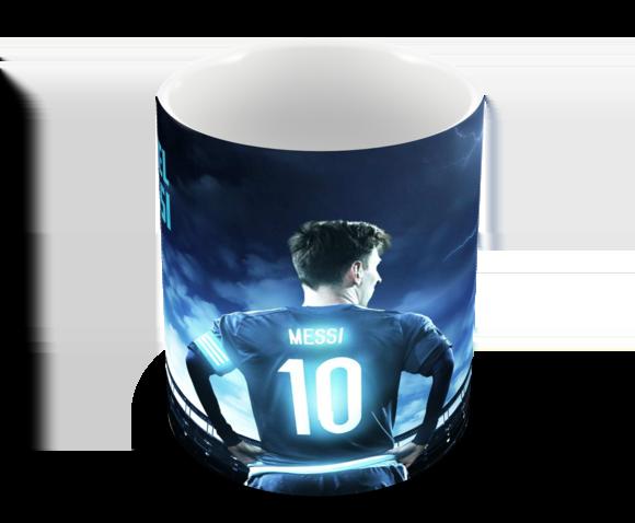 Caneca Lionel Messi Barcelona de Plástico Personalizada