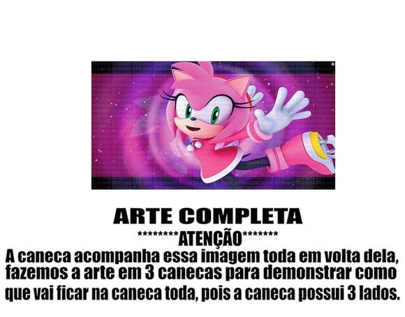 Caneca Polímero Amy Rose Personalizada