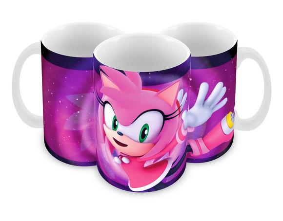 Caneca Polímero Amy Rose Personalizada