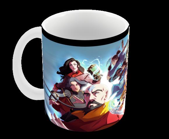 Caneca Polímero Animes Crossover Avatar Personalizada
