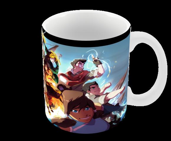 Caneca Polímero Animes Crossover Avatar Personalizada