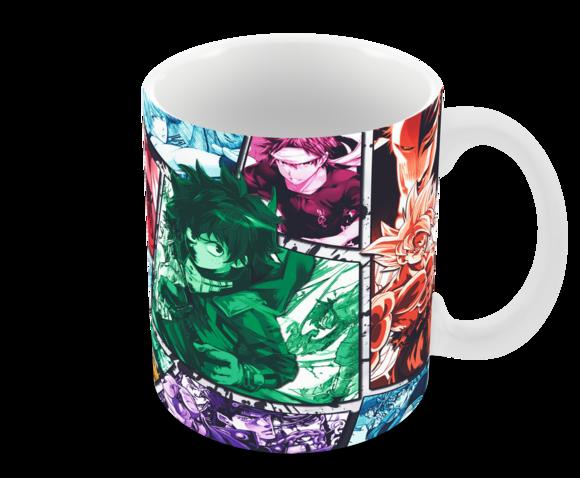 Caneca Polímero Animes Crossover Personalizada