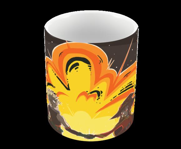 Caneca Polímero Animes Crossover Personalizada