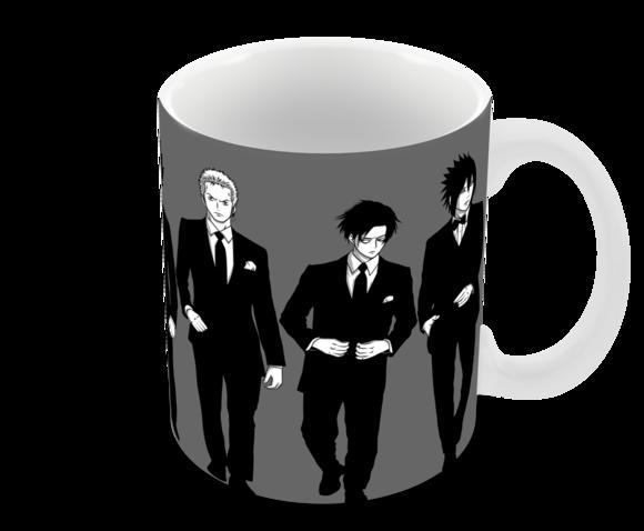 Caneca Polímero Animes Crossover Personalizada