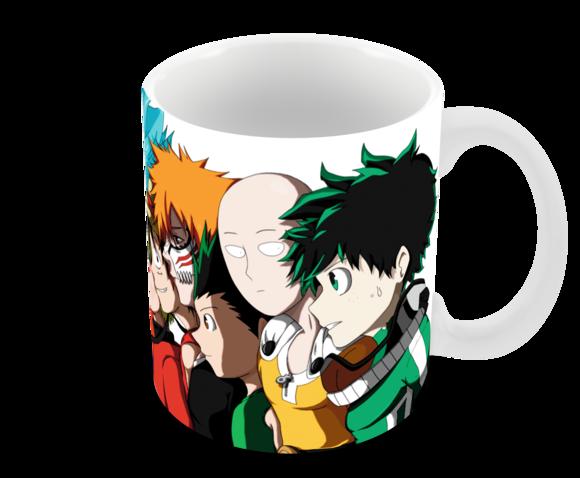Caneca Polímero Animes Crossover Personalizada