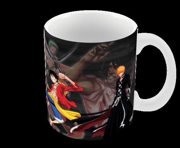 Caneca Polímero Animes Crossover Personalizada