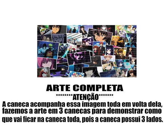 Caneca Polímero Animes Crossover Personalizada