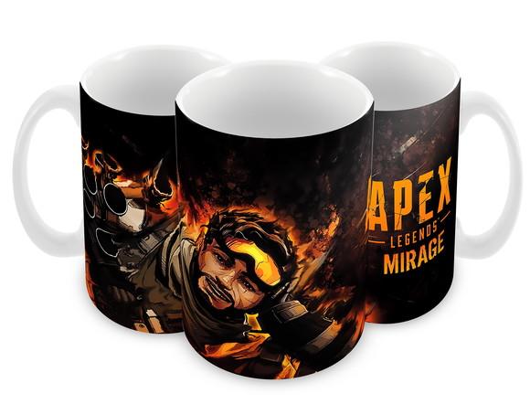 Caneca Polímero Apex Legends Mirage Personalizada
