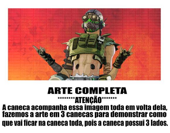 Caneca Polímero Apex Legends Octane Personalizada