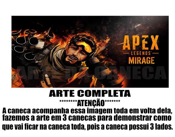 Caneca Polímero Apex Legends Mirage Personalizada