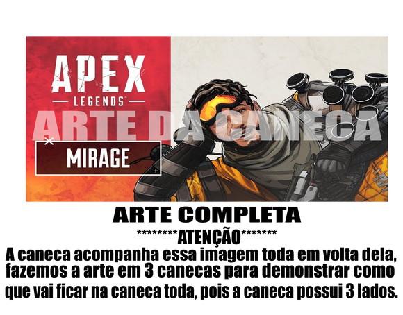Caneca Polímero Apex Legends Personalizada