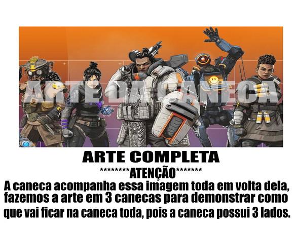 Caneca Polímero Apex Legends Personalizada