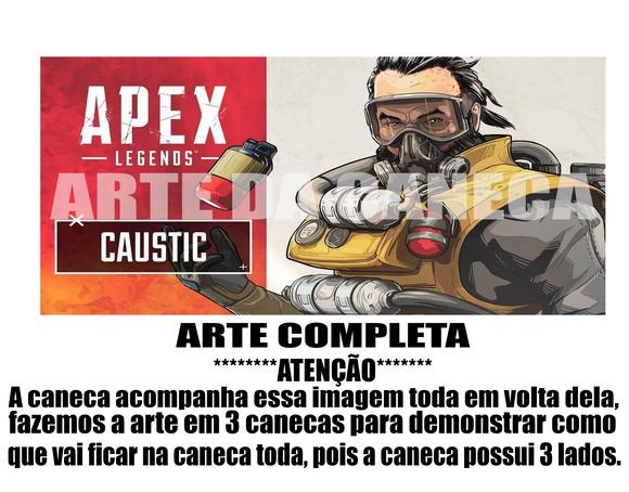 Caneca Polímero Apex Legends Personalizada