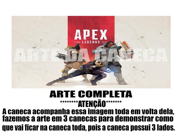 Caneca Polímero Apex Legends Personalizada