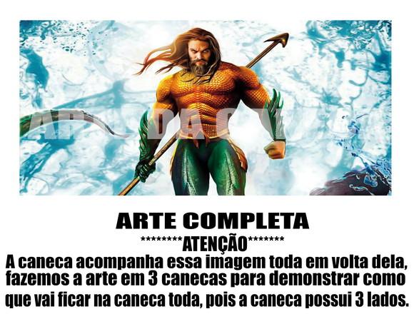 Caneca Polímero Aquaman Personalizada