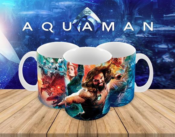 Caneca Polímero Aquaman Personalizada