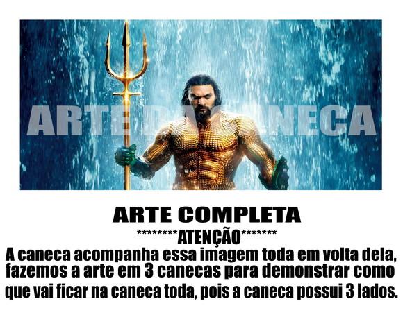 Caneca Polímero Aquaman Personalizada