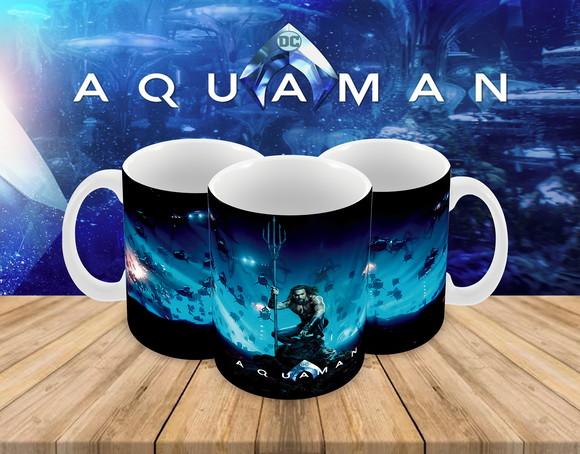 Caneca Polímero Aquaman Personalizada
