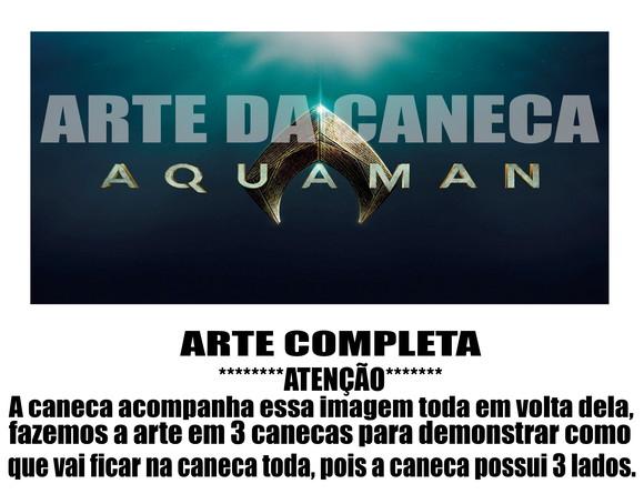 Caneca Polímero Aquaman Personalizada