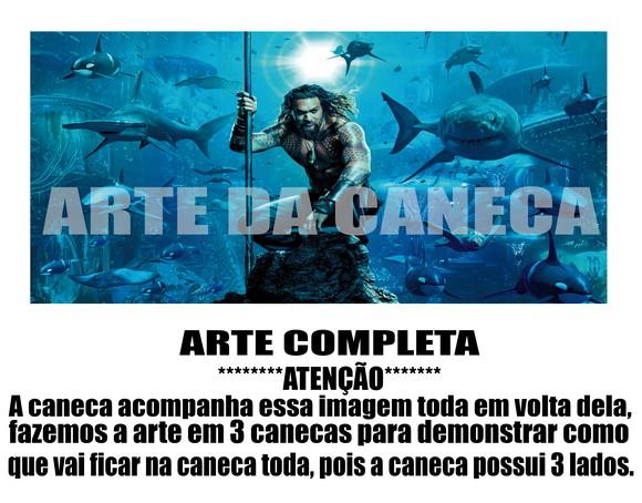 Caneca Polímero Aquaman Personalizada
