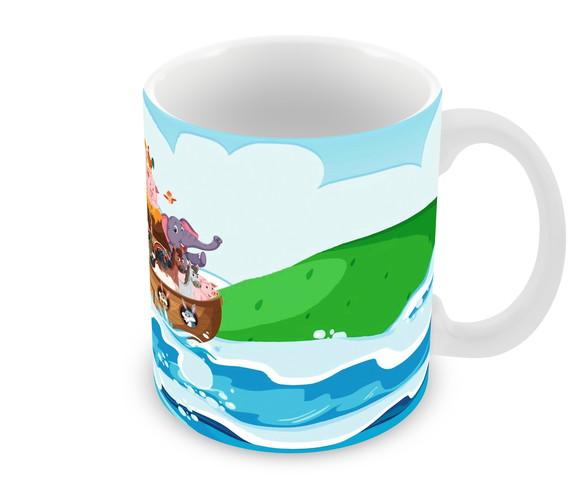 Caneca Polímero Arca de Noé Personalizada