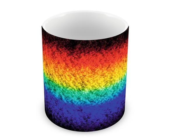 Caneca Polímero Arco Íris Personalizada