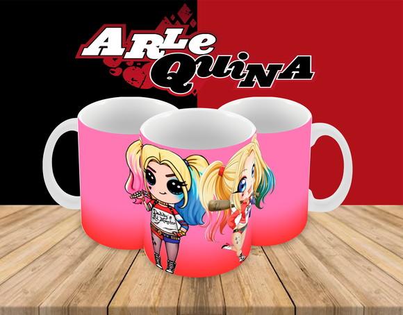 Caneca Polímero Arlequina Personalizada