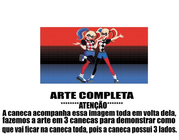 Caneca Polímero Arlequina Personalizada