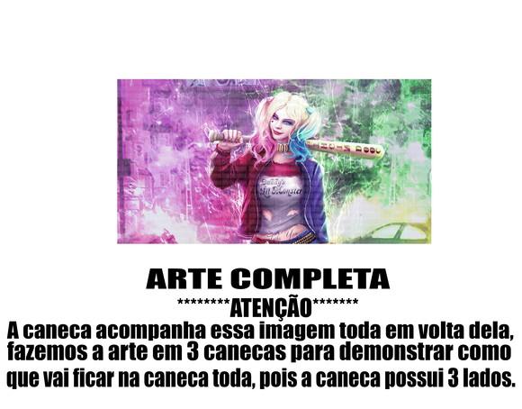 Caneca Polímero Arlequina Personalizada