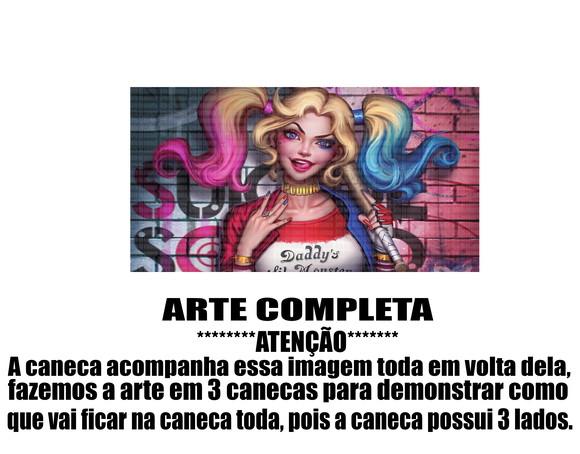 Caneca Polímero Arlequina Personalizada