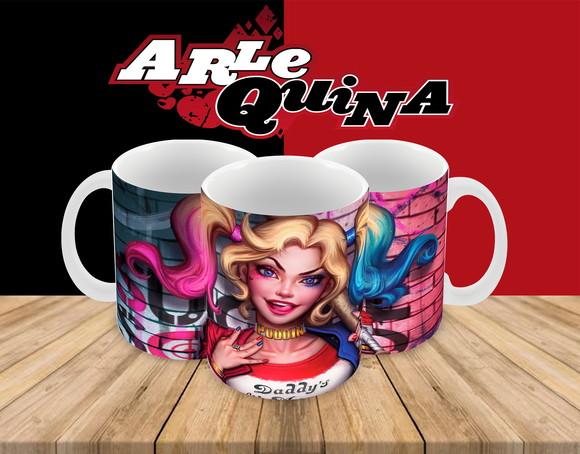 Caneca Polímero Arlequina Personalizada