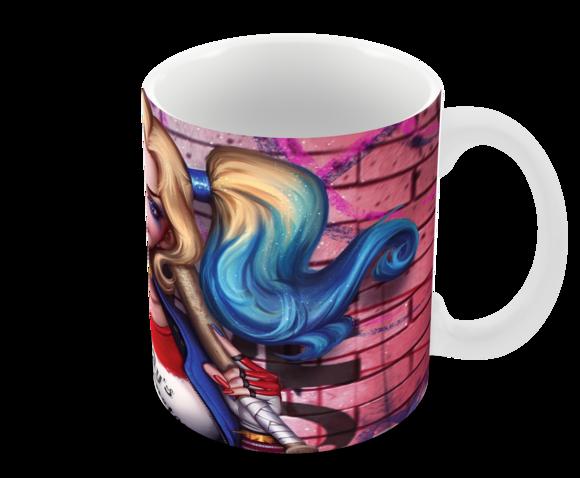 Caneca Polímero Arlequina Personalizada