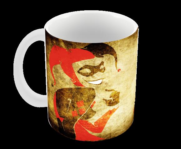 Caneca Polímero Arlequina Personalizada