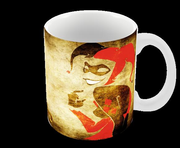 Caneca Polímero Arlequina Personalizada