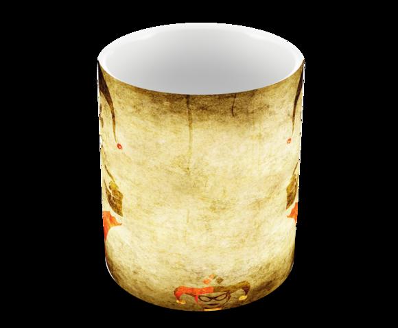 Caneca Polímero Arlequina Personalizada