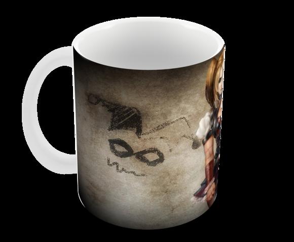 Caneca Polímero Arlequina Personalizada